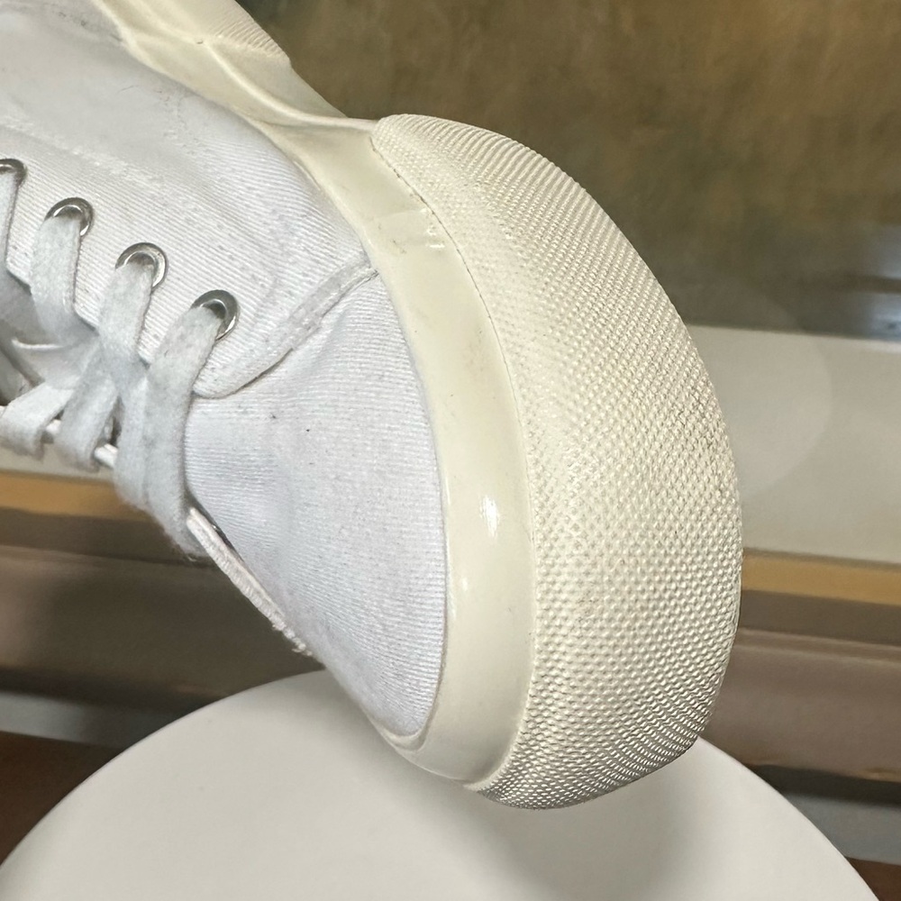 🌸SAM EDELMAN🌸 Sonia Platform Sneakers White Size: 7.5 - Picture 11 of 14